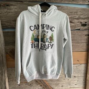 Women's Size Small  'Camping Therapy' Hoodie